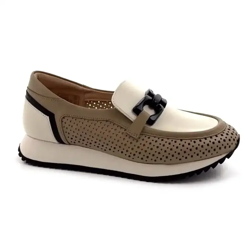 Ivoire 15-2663-C26 Bézs Bőr Ivoire Chaussures