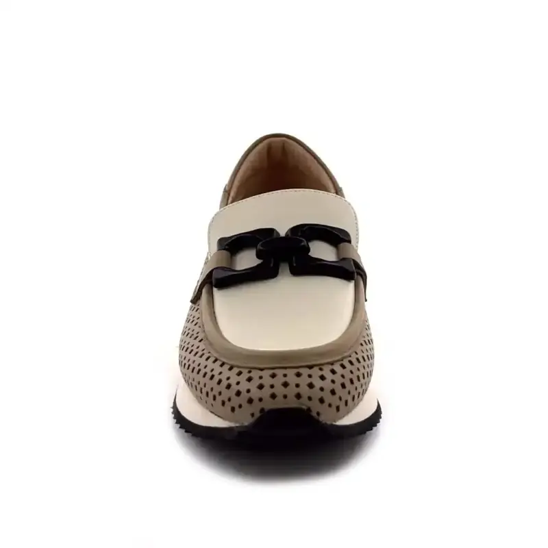 Ivoire 15-2663-C26 Beige leer Ivoire Chaussures