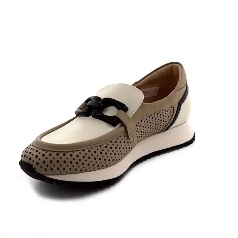 Ivoire 15-2663-C26 Bézs Bőr Ivoire Chaussures