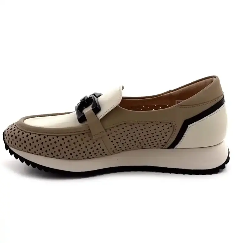Ivoire 15-2663-C26 Beige Leder Ivoire Chaussures