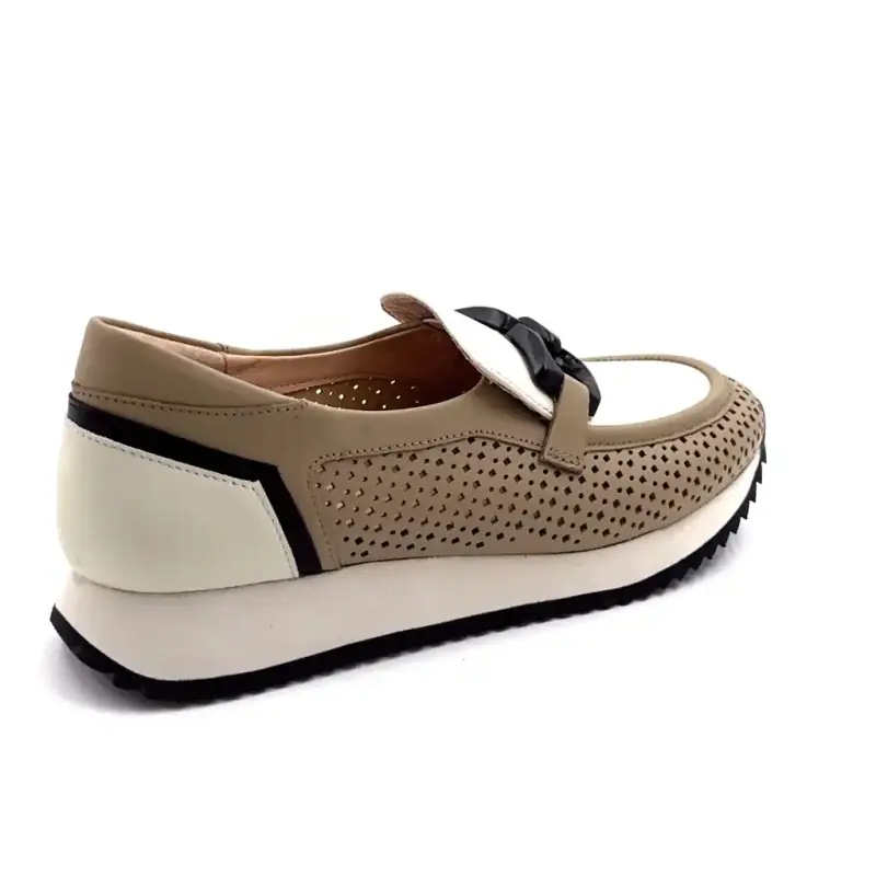 Ivoire 15-2663-C26 Cuero beige Ivoire Chaussures