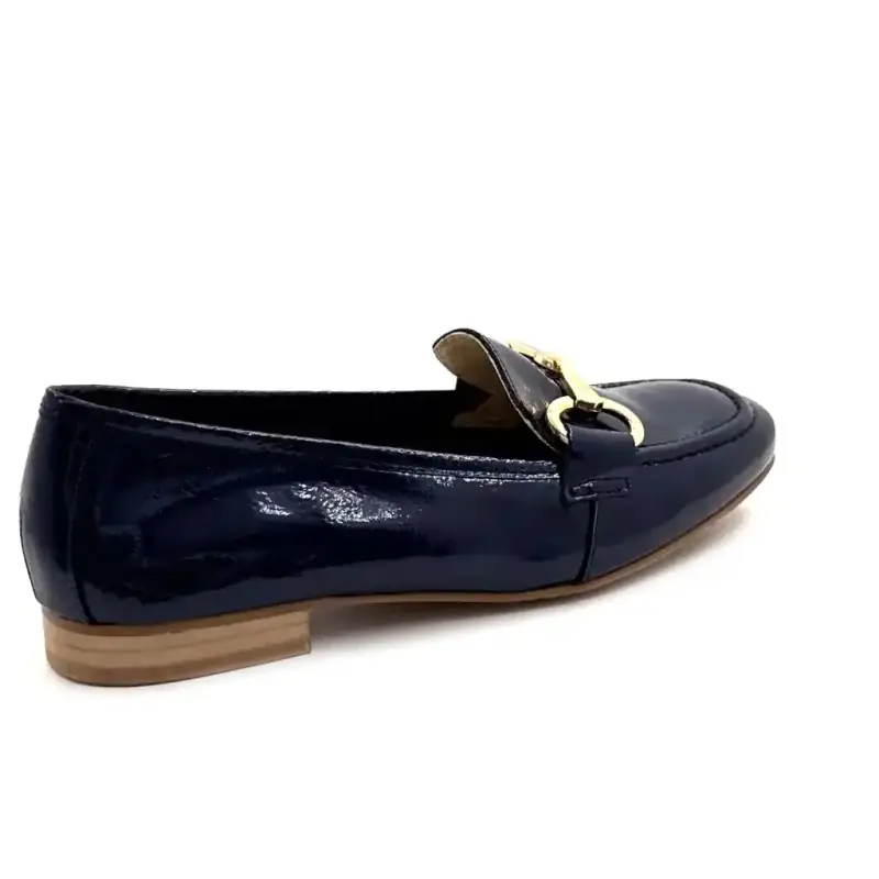 Ivoire Estar Lack Pelle verniciata Blu navy Ivoire Chaussures
