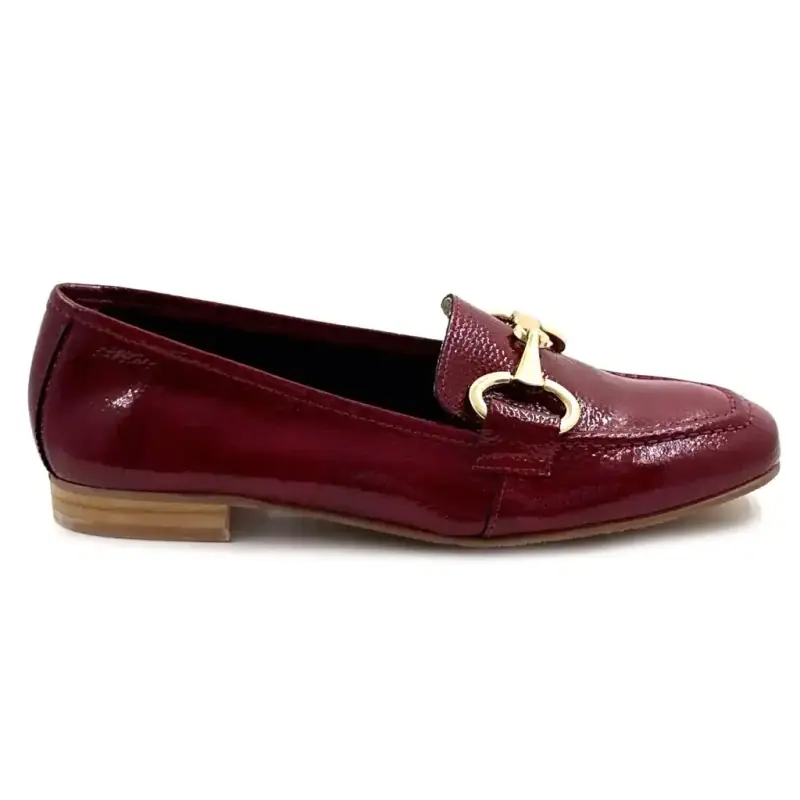 Mocassins Ivoire Estar Lack Cuir Vernis Bordeaux 119,00&nbsp;€