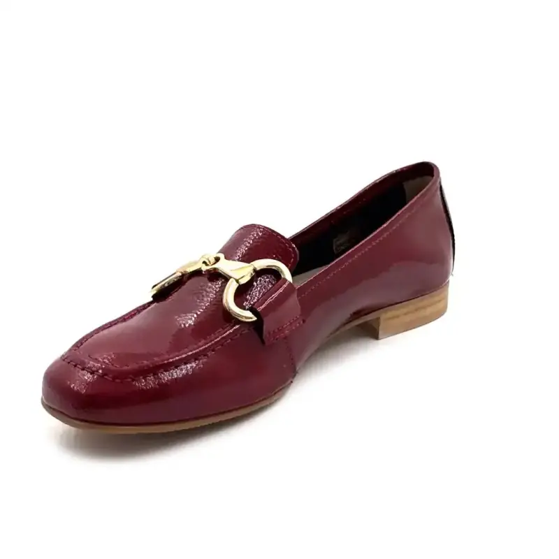 Ivoire Estar Lack Couro Envernizado Bordô Ivoire Chaussures