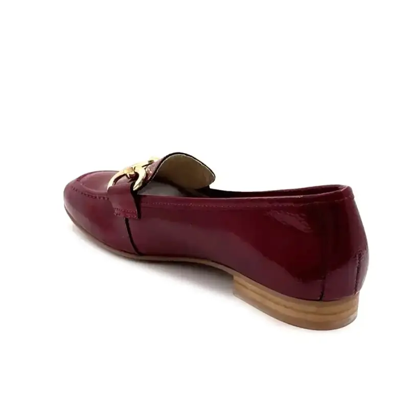 Ivoire Estar Lack Patent Leather Bordeaux Ivoire Chaussures