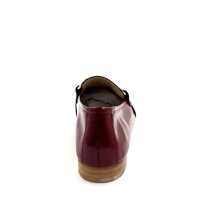 Pelle verniciata Ivoire Estar Lack Bordeaux Ivoire Chaussures