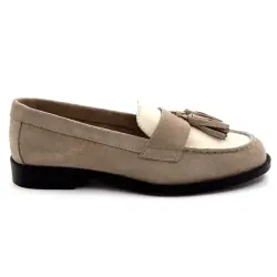 Mocassins Ivoire 26390lpe Saint Daim Bege %price%