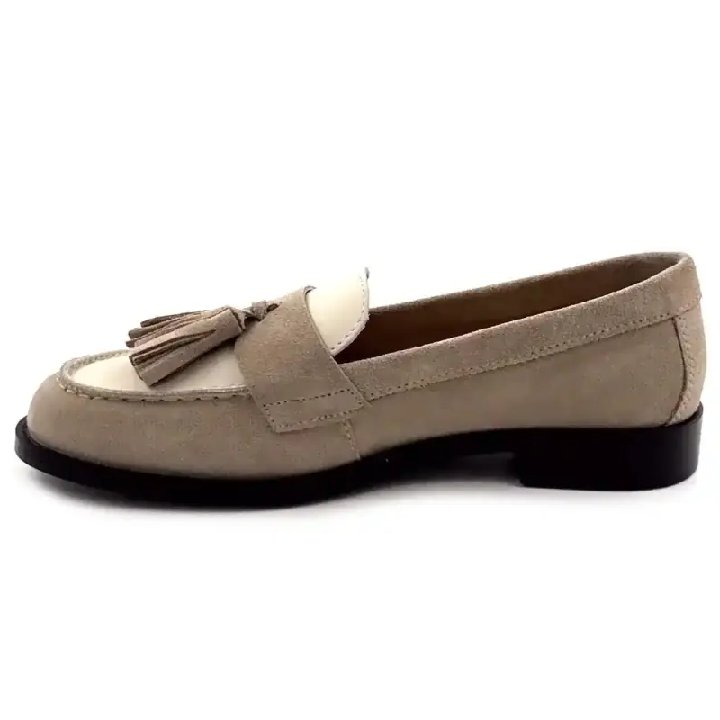 Ivoire 26390lpe Saint Daim Bege Ivoire Chaussures