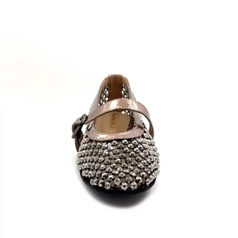 Μεταλλικό κασσίτερο Alma En Penna 1255 Rhinestone Ivoire Chaussures