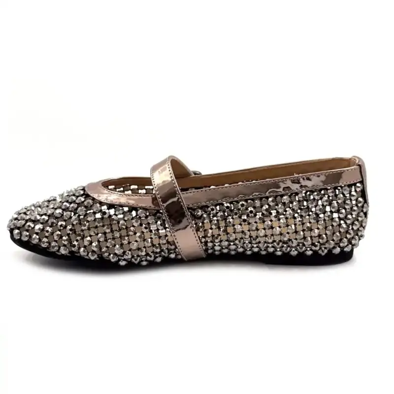 Alma En Penna 1255 Rhinestone Metal Tenn Ivoire Chaussures