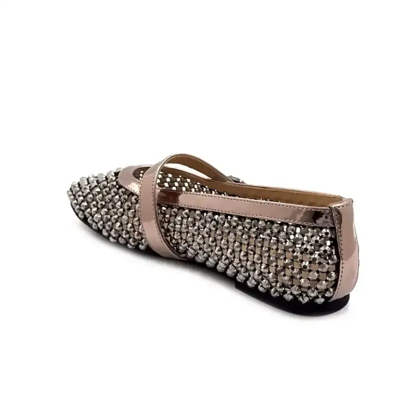 Alma En Penna 1255 Rhinestone Metal Tenn Ivoire Chaussures