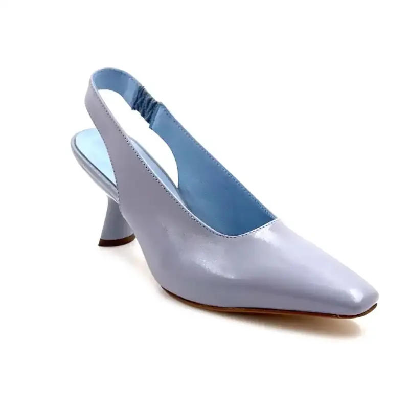 Ivoire Helene De2 Pelle lucida azzurro cielo Ivoire Chaussures