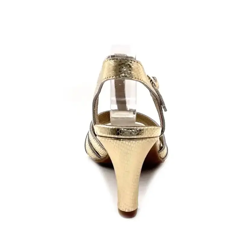 Ivoire 24F523-21 Gold Leather Ivoire Chaussures