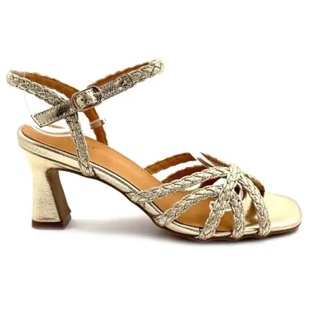 Ivoire színű, 25F525-7 bőr szandál, arany színű 89,00&nbsp;€