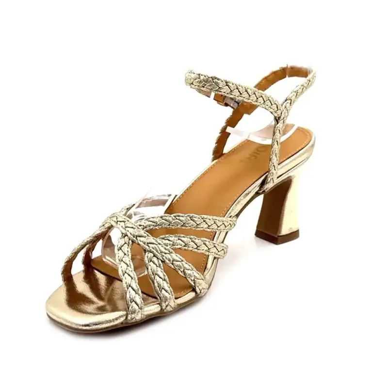 Ivoire 25F525-7 Guld Läder Ivoire Chaussures