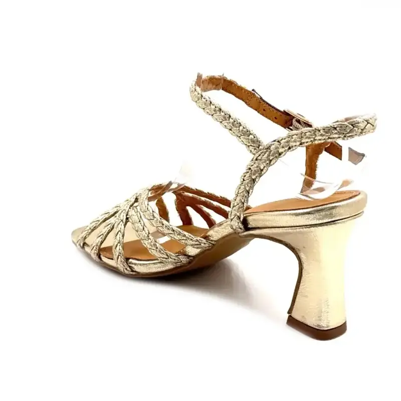 Ivoire 25F525-7 Guld Læder Ivoire Chaussures