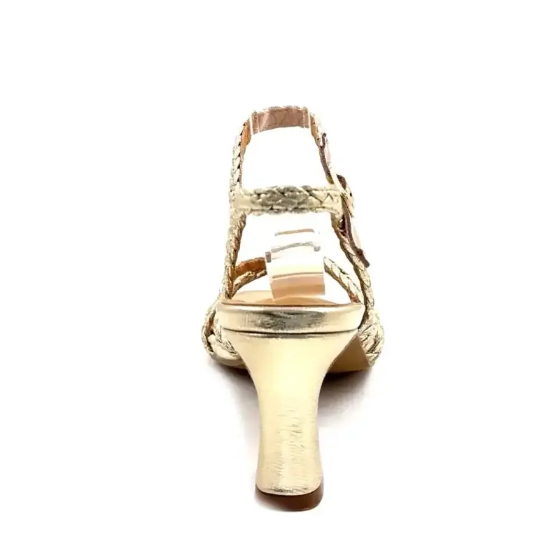 Ivoire 25F525-7 Gold Leder Ivoire Chaussures