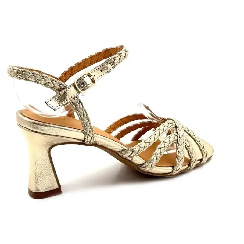 Ivoire 25F525-7 Gold Leder Ivoire Chaussures