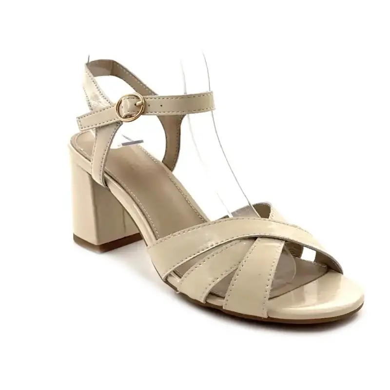 Ivoire crema lucida color avorio 24F522-36 Ivoire Chaussures