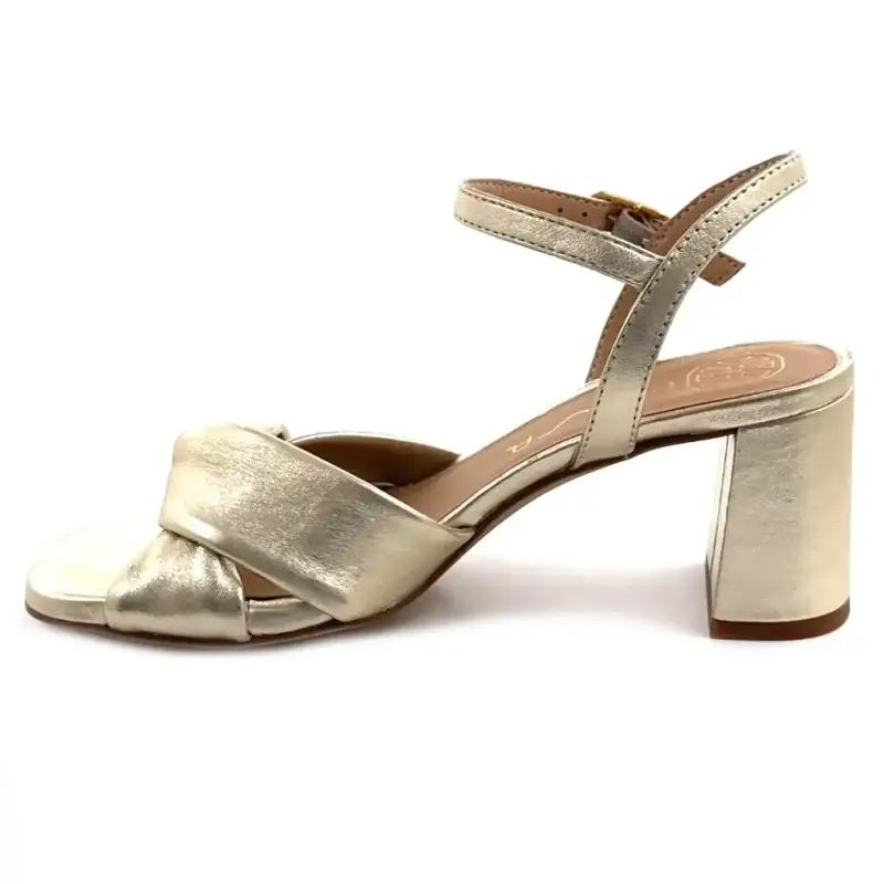 Unisa Medway 26 Lmt Złota Skóra Ivoire Chaussures