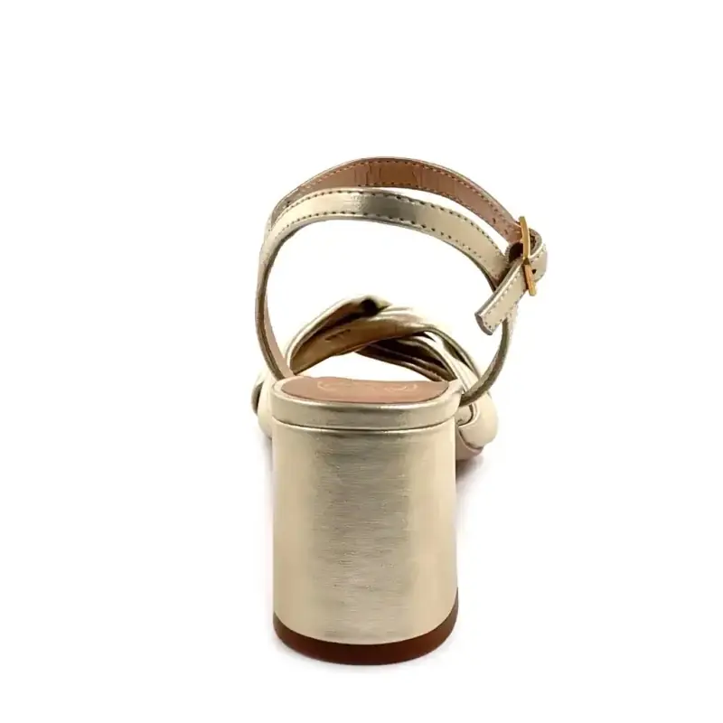 Unisa Medway 26 Lmt Guld Læder Ivoire Chaussures