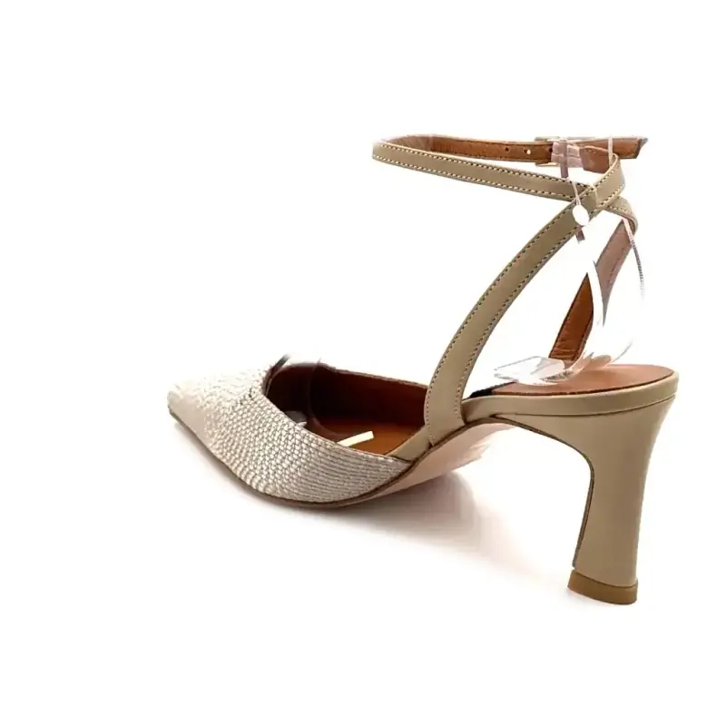 Ángel Alarcón 26022-458B Cuero Beige Ivoire Chaussures
