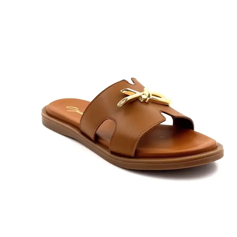 Ivoire 27282Pe Lucilla Camel Leather Ivoire Chaussures