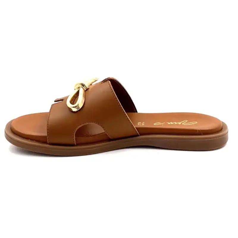 Ivoire 27282Pe Lucilla Δέρμα Camel Ivoire Chaussures