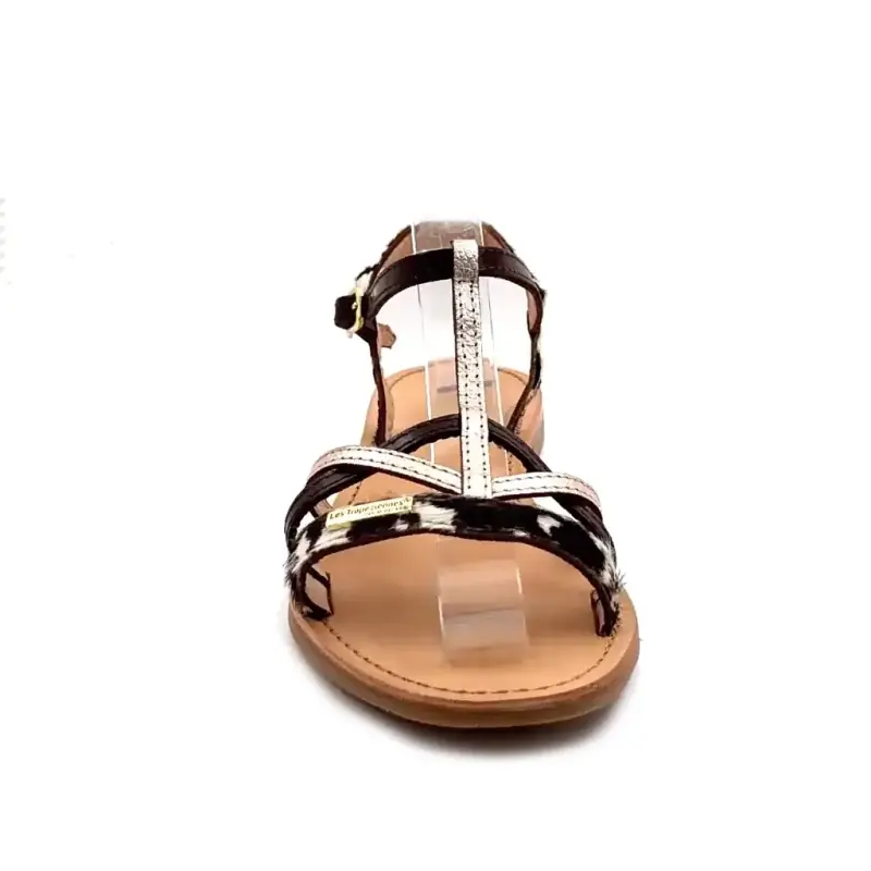 Les Tropeziennes C331486 Hirogumpo bőr és marhabőr Ivoire Chaussures