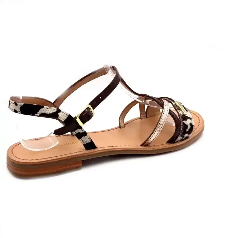 Les Tropeziennes C331486 Hirogumpo Leder & Rindsleder Ivoire Chaussures