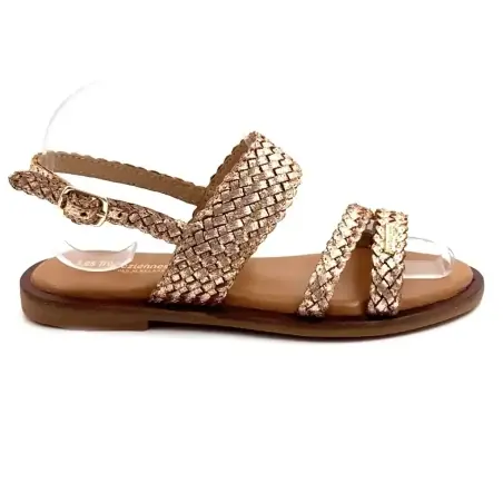 Les Tropeziennes C331292 Dobelle Geflochtene Ledersandalen Gold 65,00&nbsp;€