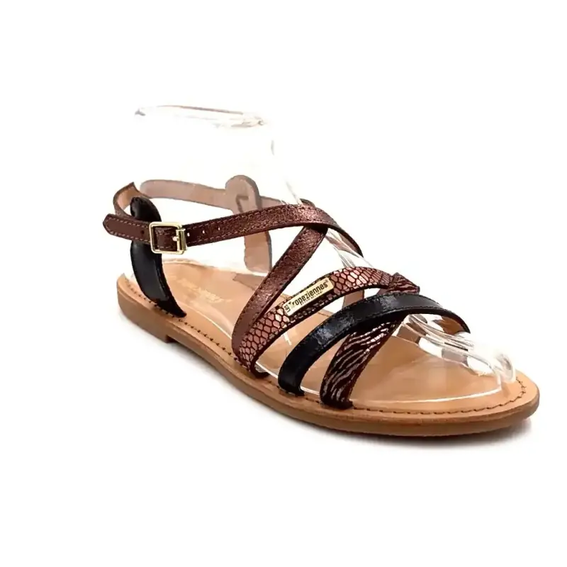 Les Tropeziennes C331282 Hapaxgum Leder Multi Braun Ivoire Chaussures