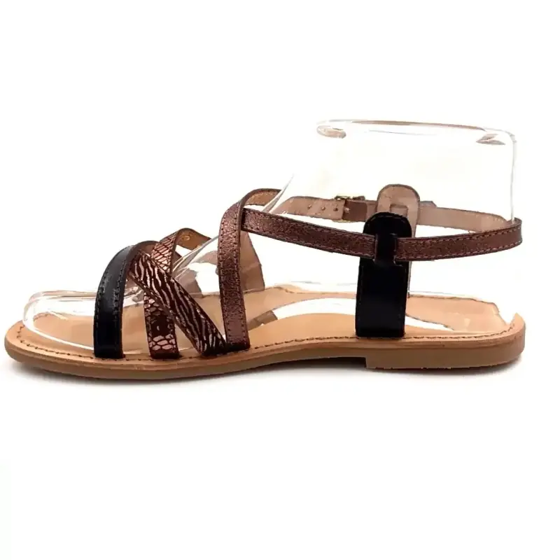 Les Tropeziennes C331282 Hapaxgum Lær Multi Brun Ivoire Chaussures