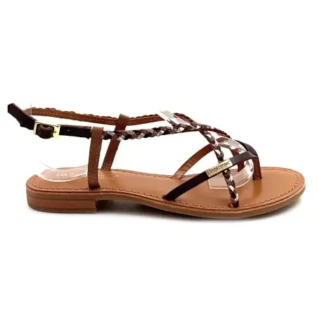 Les Tropeziennes C331339 Monatres Flätade Lädersandaler i Brunt 69,90&nbsp;€