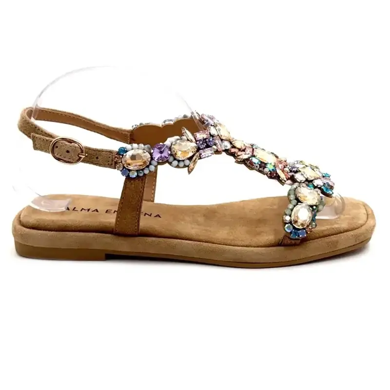 Alma En Pena Sandalen 8009 Textil Sand & Strass 149,00&nbsp;€