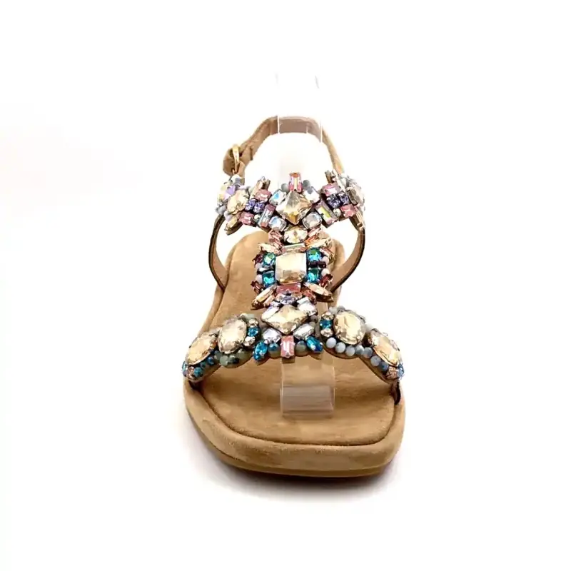 Alma En Pena 8009 Tekstylny piasek i cyrkonie Ivoire Chaussures