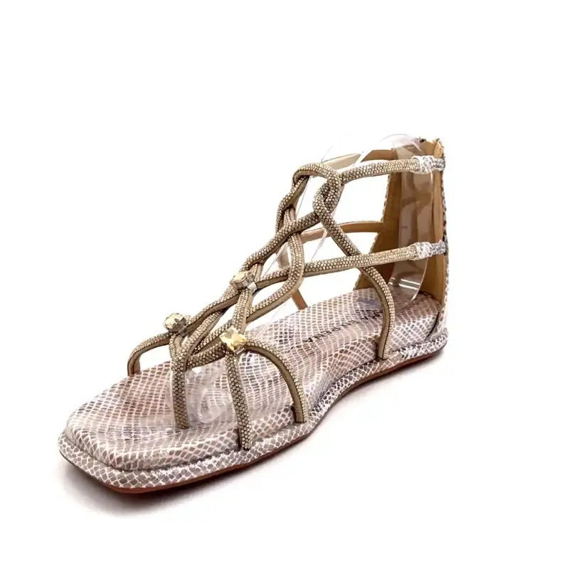 Alma En Pena 51501 Textiel & Strasse Taupe Ivoire Chaussures