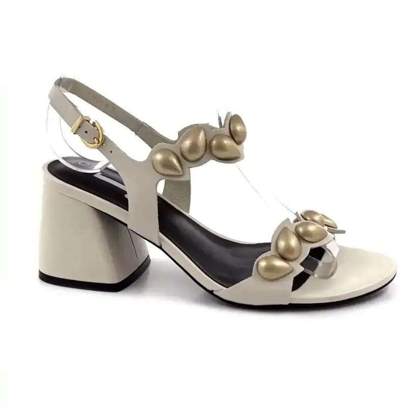 Jeannot 624 Magnum Leather Off White Ivoire Chaussures