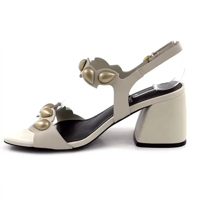 Jeannot 624 Magnum Læder Off White Ivoire Chaussures