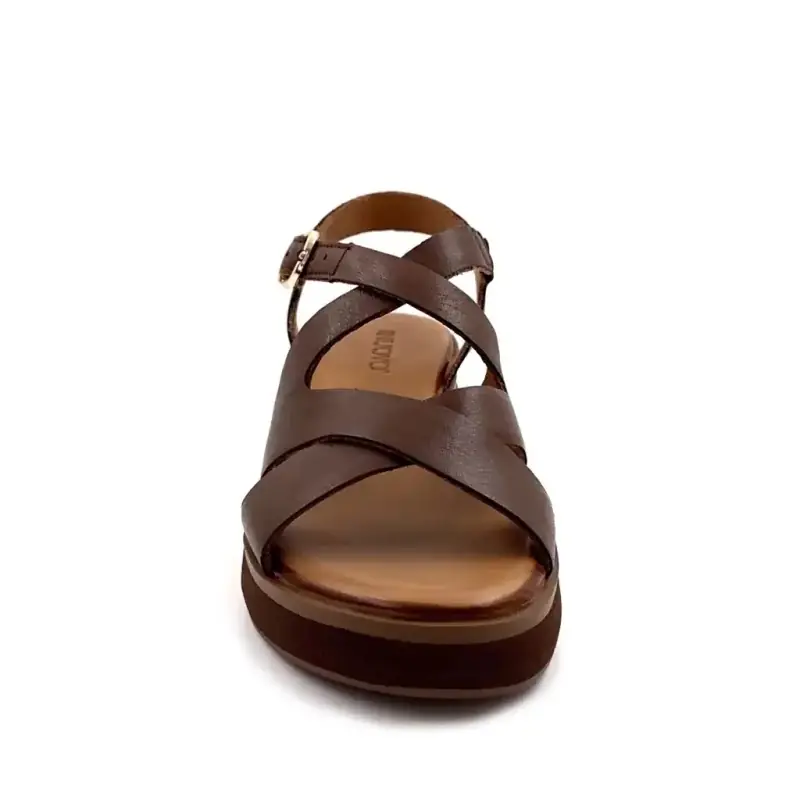 Inuovo 113120 Brązowa skóra Ivoire Chaussures