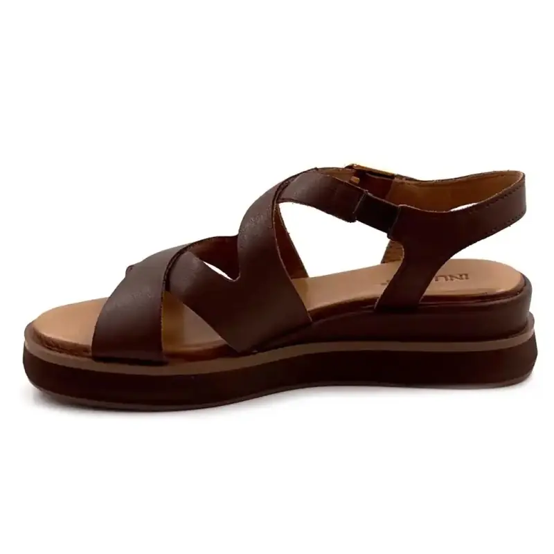 Inuovo 113120 Brunt Läder Ivoire Chaussures