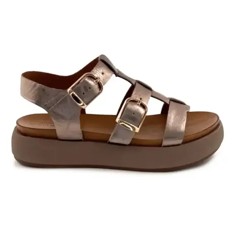 Sandálias de plataforma Inuovo a96046 - Couro bronze 109,00&nbsp;€