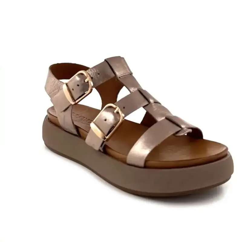 Inuovo a96046 Cuero bronce Ivoire Chaussures