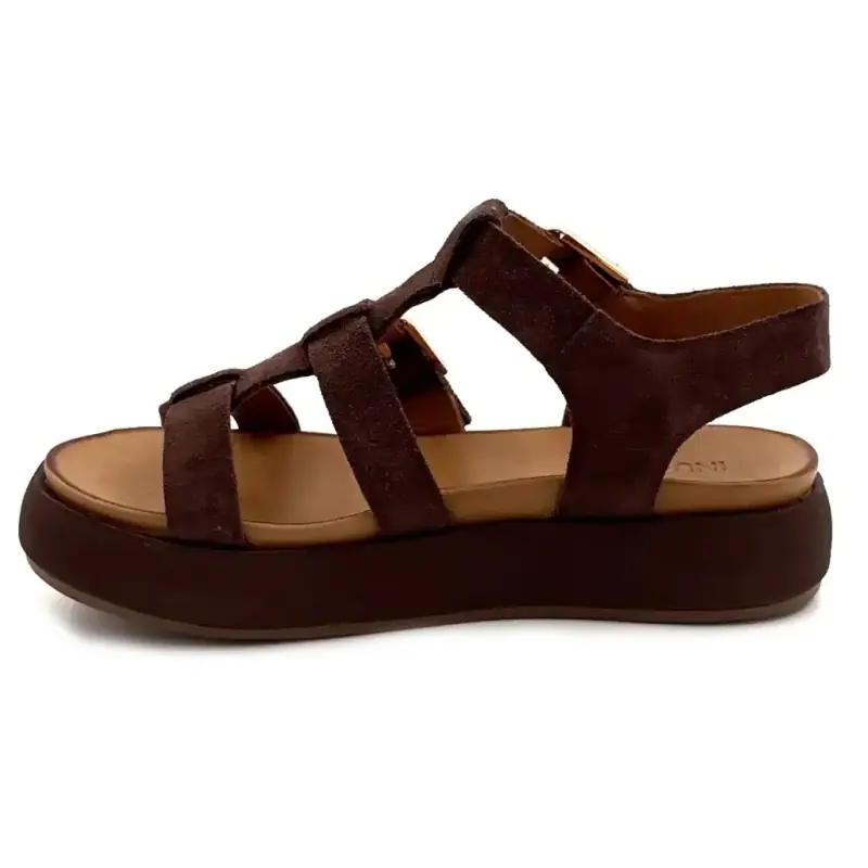 Inuovo a96046 Brązowy zamsz Ivoire Chaussures