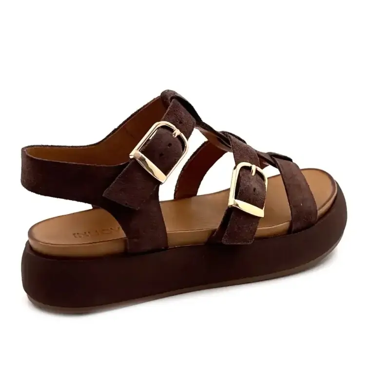 Inuovo a96046 Bruin Suède Ivoire Chaussures