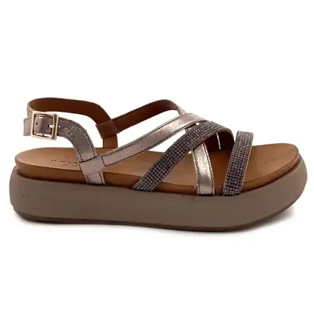 Sandalias de plataforma Inuovo A96051, piel bronce 109,00&nbsp;€