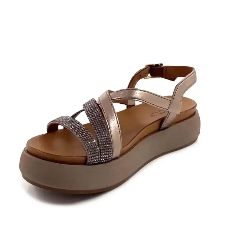 Inuovo A96051 Bronze Leder Ivoire Chaussures