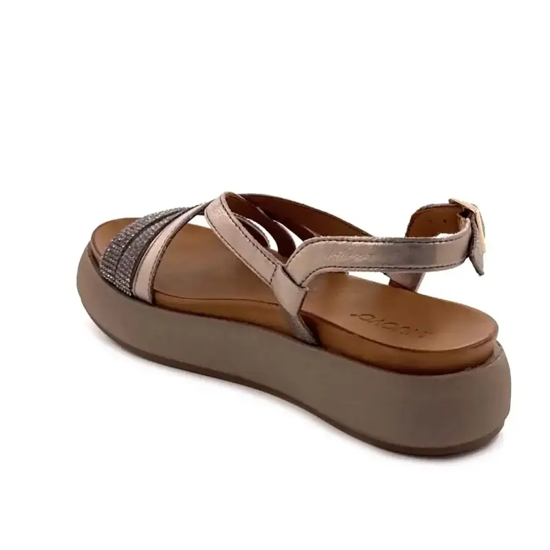 Inuovo A96051 Bronzen Lederen Ivoire Chaussures