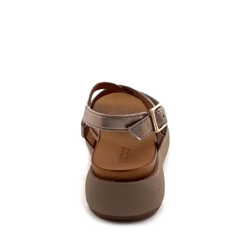 Inuovo A96051 Couro Bronze Ivoire Chaussures