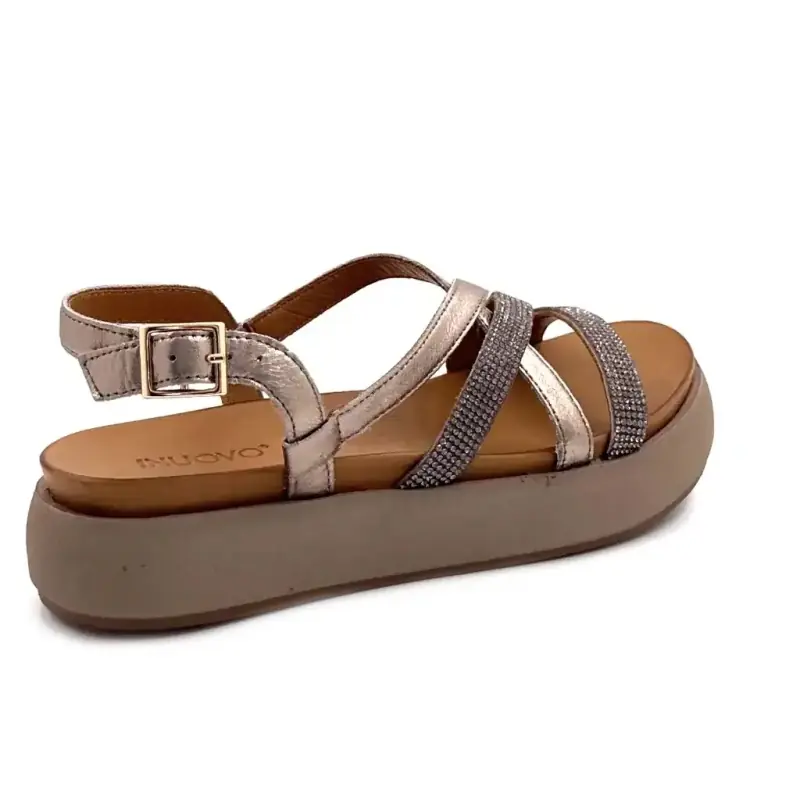 Inuovo A96051 Χάλκινο Δέρμα Ivoire Chaussures